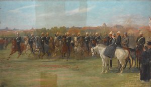 The Shanghai Volunteers at a Review, 1892 alkotó: John Charlton