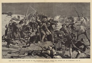 Az egyiptomi háború, az Ewart ezredes vezette háztartási lovasság támadása Kassaszinban, augusztus 28.