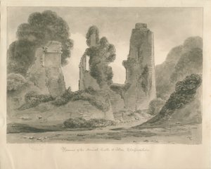 Alton Castle: szépia rajz, 1841 alkotó: John Chessell Buckler
