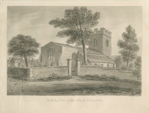 Alton templom: szépia rajz, 1841