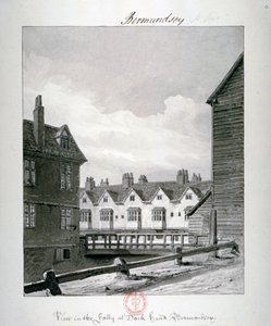 Dockhead Folly, Bermondsey, London, 1820 alkotó: John Chessell Buckler