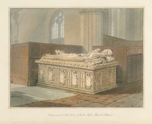 Essex - Earls Colne templom - emlékmű alkotó: John Chessell Buckler