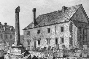 Gimnázium Dorchesterben, Oxfordshire-ben alkotó: John Chessell Buckler