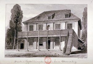 Jamaica House, Cherry Garden Street, Bermondsey, London, 1827 alkotó: John Chessell Buckler