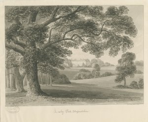 Loxley Park: szépia rajz, 1841 alkotó: John Chessell Buckler