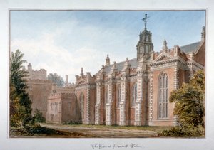 Kilátás a Lambeth-palota csarnokára, London, 1831 alkotó: John Chessell Buckler