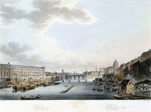 Paris: Pont neuf - by J.C Mats alkotó: John Claude Nattes