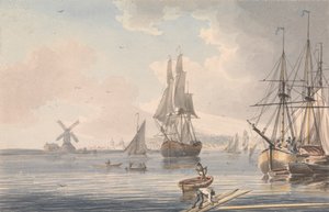 Deptford Dockyard, Kent alkotó: John Cleveley the Younger
