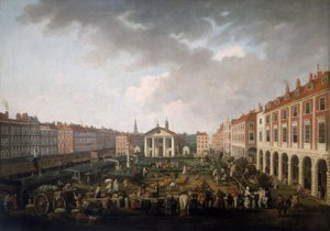 „Covent Garden Piazza and Market”, 1775