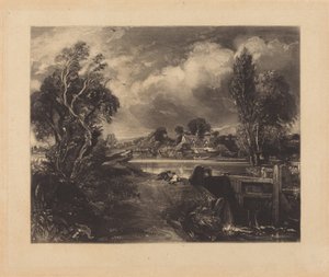 Zsilip a Stour folyón alkotó: John Constable