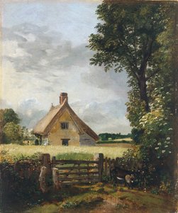 "Víkendház a kukoricatáblában", 1815-1818 alkotó: John Constable