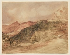 Bow Fell és a Langdale Pikes alkotó: John Constable