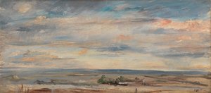 Cloud Study, Early Morning, Looking East from Hampstead, 1821. alkotó: John Constable