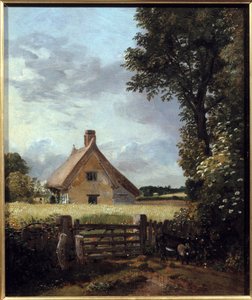 Víkendház búzamezőben. John Constable festménye (1776-1837) alkotó: John Constable