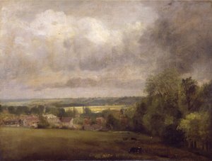 Falu a Stour folyónál alkotó: John Constable