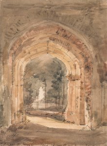 East Bergholt templom, a romos torony déli boltívére néz alkotó: John Constable