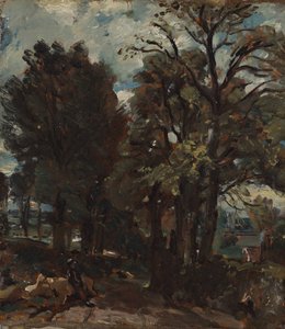 Fen Lane, East Bergholt alkotó: John Constable
