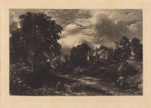 Glebe tanya (b) alkotó: John Constable