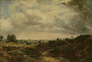 Hampstead Heath (olaj, vászon) alkotó: John Constable