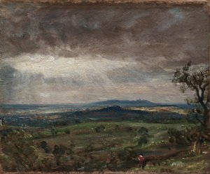 Hampstead Heath, Looking Toward Harrow, 1821 körül alkotó: John Constable