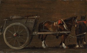 Ló és szekér, kb. 1814. alkotó: John Constable