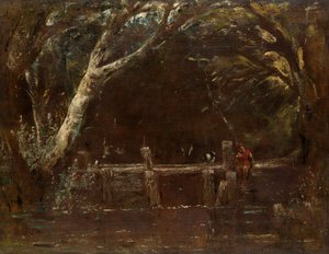 Táj (The Lock) alkotó: John Constable