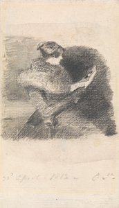 Mary Constable Reading alkotó: John Constable