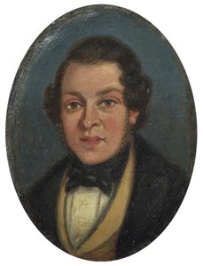 Miniatűr: Abram Constable, a művész testvérének portréja alkotó: John Constable