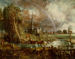Salisbury Cathedral From the Meadows, 1831 (a részletekért lásd: 188984-188985)