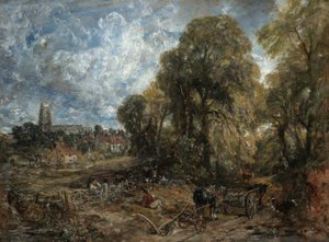 Stoke-by-Nayland, 1836. alkotó: John Constable