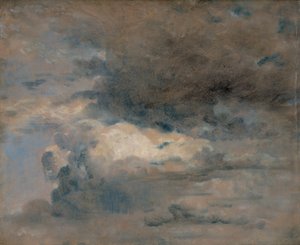 Tanulmány a felhőkről – Este, 1822. augusztus 31. alkotó: John Constable