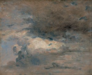 Tanulmány a felhőkről – Este, 1822. augusztus 31 alkotó: John Constable