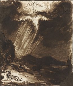 Tanulmány Jacob álmáról, Aert de Gelder nyomán alkotó: John Constable