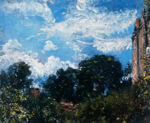 Ég és fák tanulmányozása (olaj, vászon) alkotó: John Constable