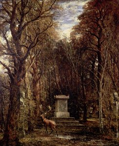 A kenotáfum Reynold emlékezetéhez, Coleorton, 1833 körül alkotó: John Constable