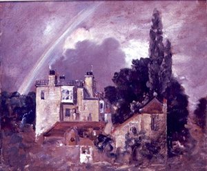 A liget vagy admirális háza, Hampstead, 1821-22 alkotó: John Constable