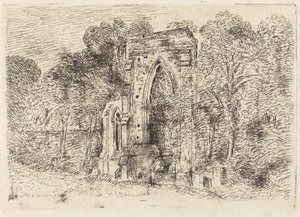 A Netley Abbey romjai alkotó: John Constable