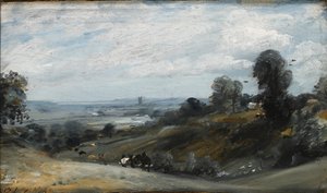 Dedham völgye Langhamből, 1812 alkotó: John Constable