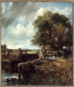 A zár. John Constable festménye (1776-1837) alkotó: John Constable