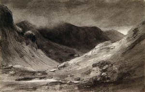 Newlands völgye: Nagyon viharos délután alkotó: John Constable
