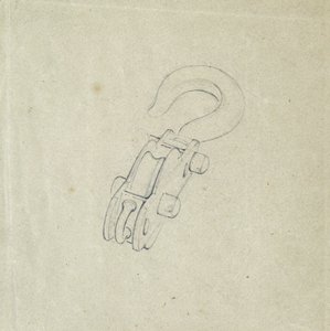 Block and Hook, 1835-38 körül (ceruza papíron) alkotó: John Cooke Bourne