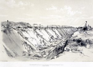 Tring Cutting, 1837. június 19 alkotó: John Cooke Bourne