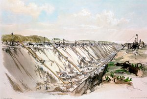 Tringvágás, London & Birmingham Railway, 1837. június 17., 1839 alkotó: John Cooke Bourne