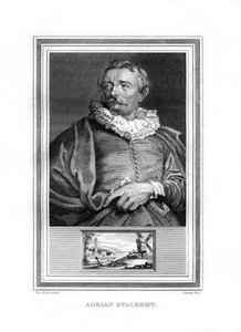 Adriaen van Stalbemt flamand festő, 1825.