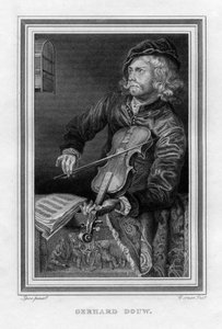 Gerrit Dou 1613-1675, holland festő, 1816.