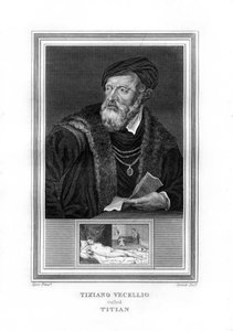 Tiziano Vecelli Titian, olasz magas reneszánsz festő, 1825.