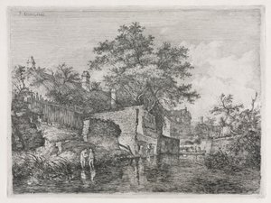Az új malmok eleje, 1813. alkotó: John Crome