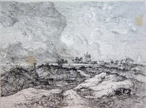 Mousehold Heath, Norwich, 1810-11 körül alkotó: John Crome
