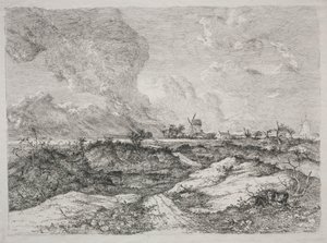 Mousehold Heath, c. 1810-13. alkotó: John Crome