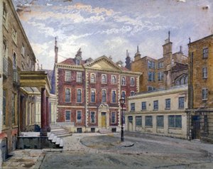 Austin Friars Street, London City, 1881 alkotó: John Crowther